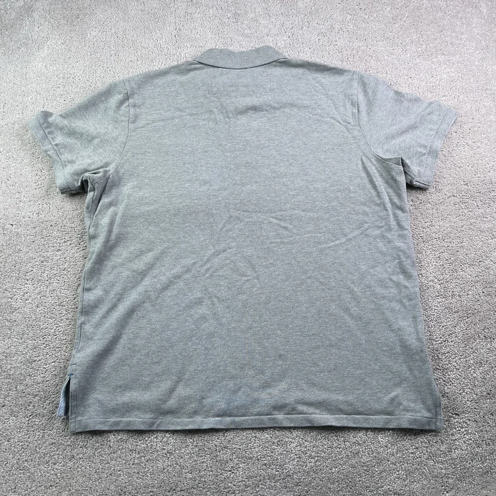 Southern Tide Polo Shirt Mens XL Grey Skipjack Pique Cotton Rugby Coastal Preppy